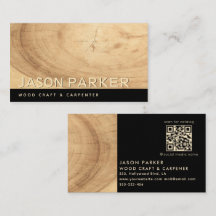 Code Qr minimaliste professionnel moderne charpent