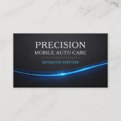 Carte De Visite Code QR Mobile Auto Care Professionnel (Devant)