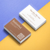 Carte De Visite Code QR mode