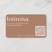 Carte De Visite Code QR mode (Devant)