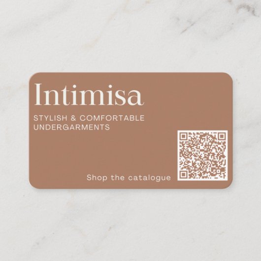 Carte De Visite Code QR mode (Devant)