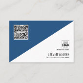 Carte De Visite Code QR moderne Entreprise professionnelle simple (Devant)