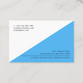 Carte De Visite Code QR moderne Entreprise professionnelle simple (Dos)