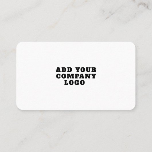 Carte De Visite Code QR moderne et logo d'entreprise (Dos)