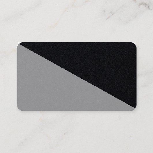 Carte De Visite Code QR moderne foncé (Dos)