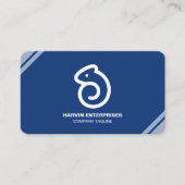 Carte De Visite Code QR moderne professionnel personnalisé Bu pers (Devant)