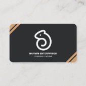 Carte De Visite Code QR moderne professionnel personnalisé Bu pers (Devant)