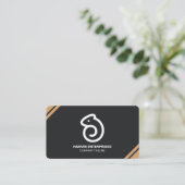 Carte De Visite Code QR moderne professionnel personnalisé Bu pers (Debout devant)