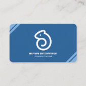 Carte De Visite Code QR moderne professionnel personnalisé Bu pers (Devant)