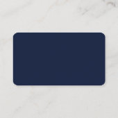 Carte De Visite Code QR Or Bleu Marine (Dos)