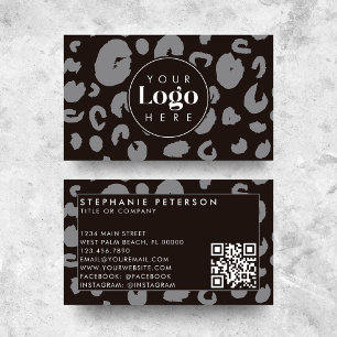 Carte De Visite Code QR personnalisé avec logo de société à impres