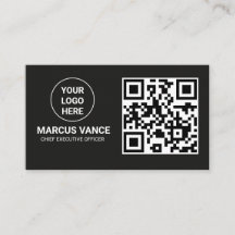 Code QR personnalisé avec logo en mode sombre mini