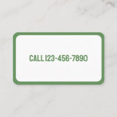 Carte De Visite Code QR personnalisé de l'arborescence de la famil (Dos)