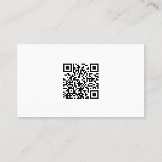 Carte De Visite Code QR personnalisé Gold Flare professionnel (Dos)