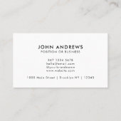 Carte De Visite Code QR personnalisé Logo d'entreprise Moderne Pro (Dos)