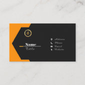 Carte De Visite Code QR personnalisé professionnel (Devant)