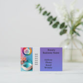 Carte De Visite Code QR personnalisé professionnel (Debout devant)