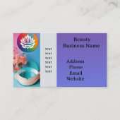 Carte De Visite Code QR personnalisé professionnel (Devant)