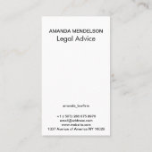 Carte De Visite Code qr photo (Dos)