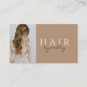 Carte De Visite Code QR Photo Coiffeur (Devant)