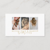 Carte De Visite Code QR photo Maquillage Coiffure (Devant)