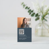 Carte De Visite Code QR Photographie immobilière professionnelle m (Debout devant)