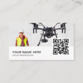 Carte De Visite code QR pro drone (Devant)