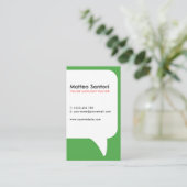 Carte De Visite Code QR Professeur de Langue Italienne (Debout devant)