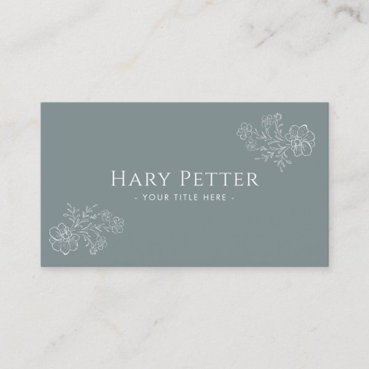 Carte De Visite Code QR Professionnel (Devant)