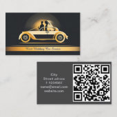 Carte De Visite code QR professionnel (Devant / Derrière)