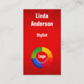 Carte De Visite Code QR professionnel avec nom personnalisé (Devant)