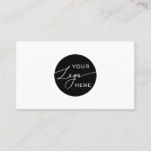 Carte De Visite Code QR professionnel du logo d'entreprise moderne (Devant)