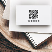 Carte De Visite Code QR Professionnel Employé Pilote Avion 