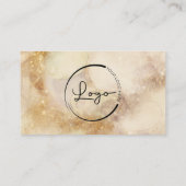 Carte De Visite Code QR Professionnel Entreprise Aquarelle (Dos)