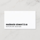 Carte De Visite Code QR professionnel minimaliste moderne (Devant)