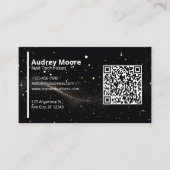 Carte De Visite Code QR Professionnel Moderne (Devant)