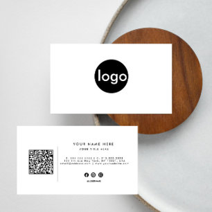 Carte De Visite Code QR professionnel personnalisé