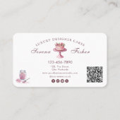 Carte De Visite Code QR promotionnel de récompenses de fidélité po (Dos)
