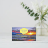 Carte De Visite Code QR Puerto Sunset 1739 (Debout devant)
