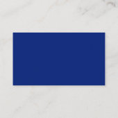 Carte De Visite Code QR rayures bleu marine blanc, icône des média (Dos)