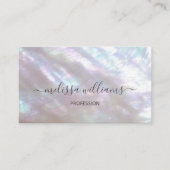 Carte De Visite Code QR | Reflet Nacre (Devant)