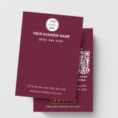Carte De Visite Code QR Revue des Entreprises de Bourgogne GOOGLE