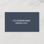 Carte de visite Code QR | Rose Féminin Moderne (Dos)