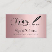 Carte De Visite Code QR rose pâle de l'agent de signature de prêt (Devant)