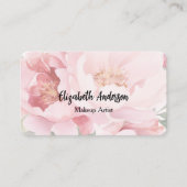 Carte De Visite Code QR rose pour flûtes roses (Devant)