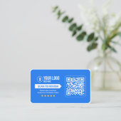 Carte De Visite Code QR scannable 5 étoiles pour avis Facebook Bus (Debout devant)