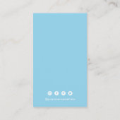 Carte De Visite Code QR simple moderne (Dos)