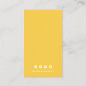 Carte De Visite Code QR simple moderne (Dos)