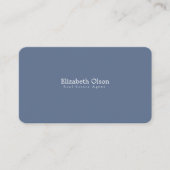 Carte De Visite Code QR simple promotionnel pour agent immobilier (Devant)