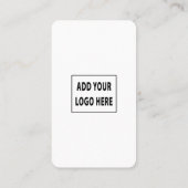 Carte De Visite Code QR Suivre l'analyse pour se connecter avec no (Dos)